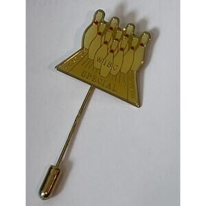 Vintage WIBC Women's International Bowling Congress Leaque Award‎ Lapel Hat Pin